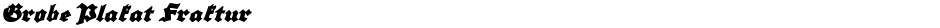 Grobe Plakat FrakturDemo