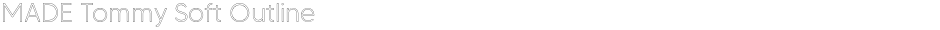 MADE Tommy Soft OutlineDemo