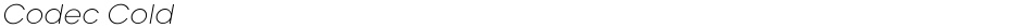 Codec ColdDemo