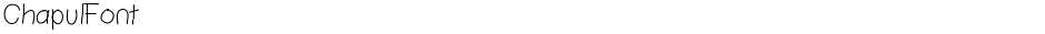 ChapulFontDemo