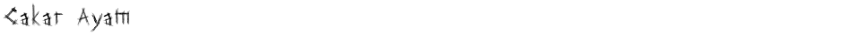 Cakar AyamDemo