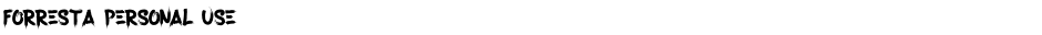 Forresta Personal UseDemo