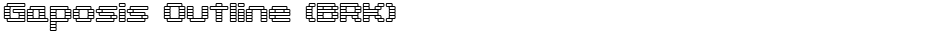 Gaposis Outline (BRK)Demo
