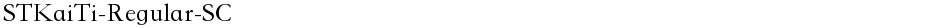 STKaiTi-Regular-SCDemo