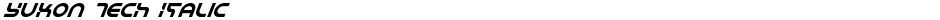 Yukon Tech ItalicDemo