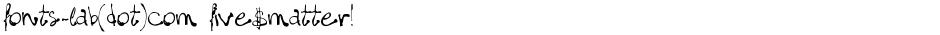 fonts-lab(dot)com_five$matter!Demo