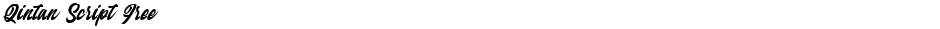 Qintan Script FreeDemo