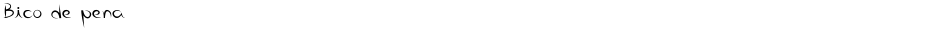 Bico de penaDemo