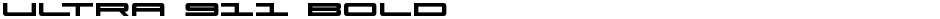 Ultra 911 BoldDemo