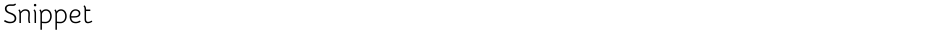SnippetDemo