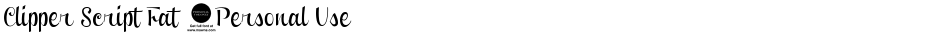 Clipper Script Fat (Personal Use)Demo