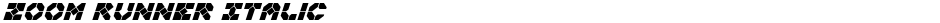 Zoom Runner ItalicDemo