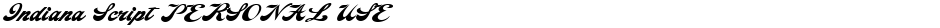 Indiana Script PERSONAL USEDemo