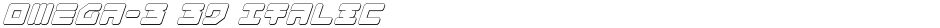 Omega-3 3D ItalicDemo