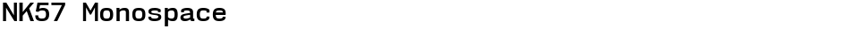 NK57 MonospaceDemo