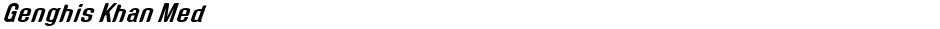 Genghis Khan MedDemo