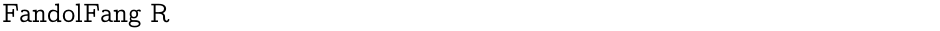 FandolFang RDemo