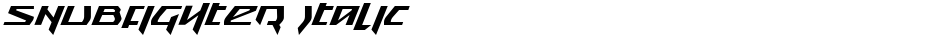 Snubfighter ItalicDemo