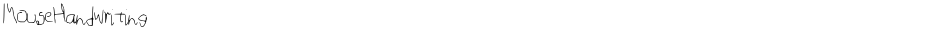 MouseHandwritingDemo