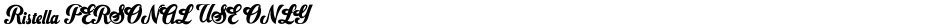 Ristella PERSONAL USE ONLYDemo