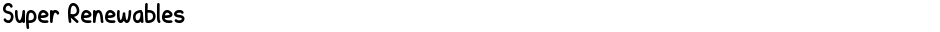 Super RenewablesDemo
