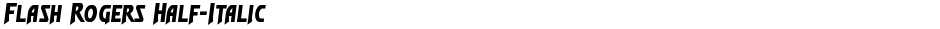 Flash Rogers Half-ItalicDemo