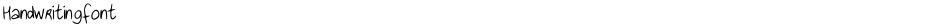 HandwritingfontDemo