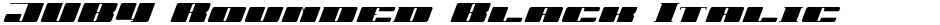 JUBY Rounded Black ItalicDemo