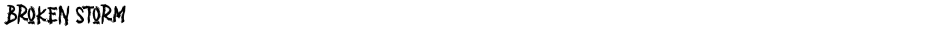 BROKEN STORMDemo
