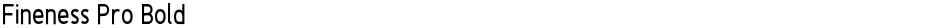 Fineness Pro BoldDemo