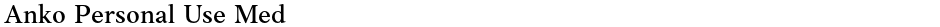 Anko Personal Use MedDemo