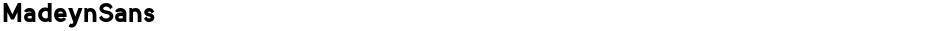 MadeynSansDemo