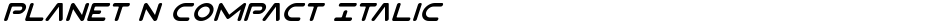 Planet N Compact ItalicDemo