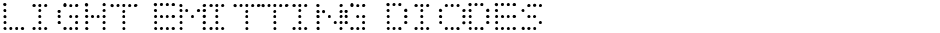 LIGHT EMITTING DIODESDemo