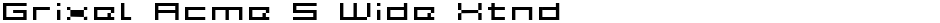 Grixel Acme 5 Wide XtndDemo