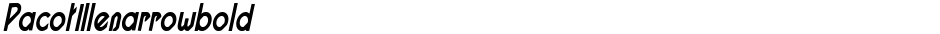 PacotillenarrowboldDemo