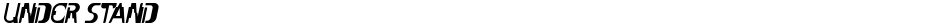 UNDER STANDDemo