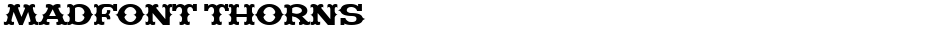 Madfont ThornsDemo