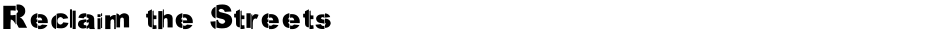 Reclaim the StreetsDemo