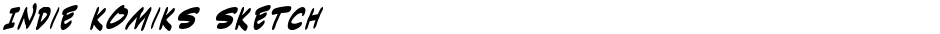 Indie Komiks SketchDemo
