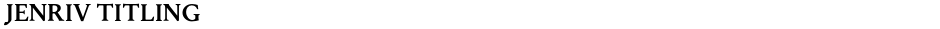 Jenriv TitlingDemo