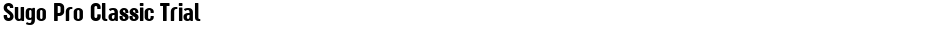 Sugo Pro Classic TrialDemo