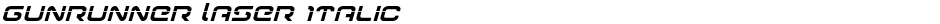 Gunrunner Laser ItalicDemo