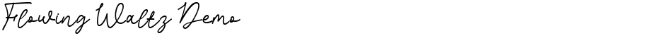 Flowing Waltz DemoDemo