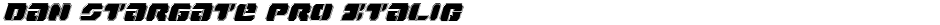 Dan Stargate Pro ItalicDemo