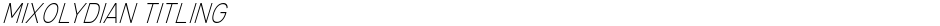 Mixolydian TitlingDemo