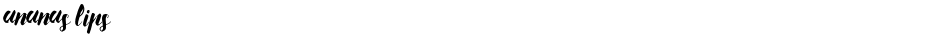 Ananas LipsDemo