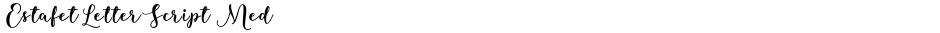 Estafet Letter Script MedDemo