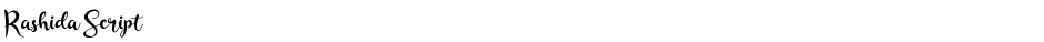 Rashida ScriptDemo