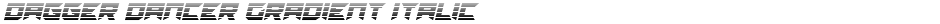 Dagger Dancer Gradient ItalicDemo